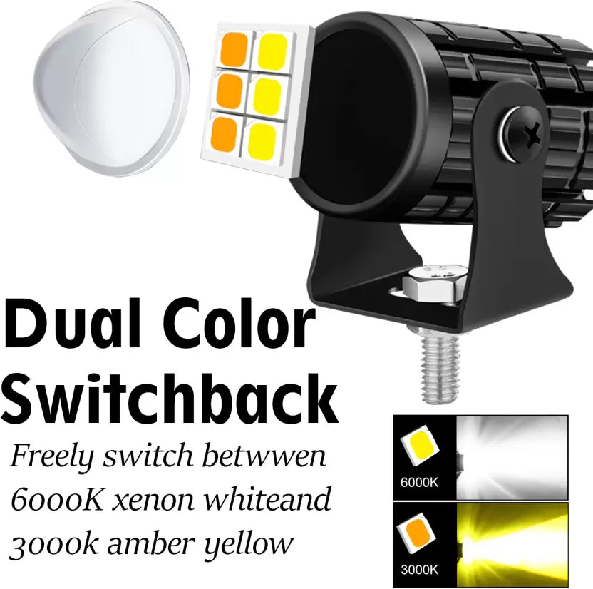 U1 Mini Drive Universal Fog Lamps Mini Driving Lights Fog Lamp Car, Motorbike, Truck, Van LED (12 V, 20 W)  (Universal For Bike, Universal For Car, Pack of 2)