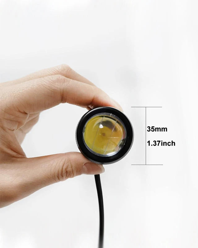 Mini Drive Fog Light with Universal Fit for All Cars and Bikes - Yellow/ White