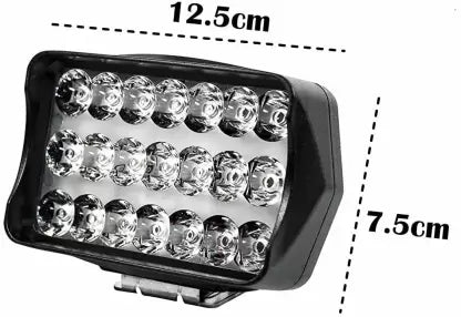 Shilan 21-LED L27 Fog Light Spot Light Waterproof (WHITE) .. Headlight, Fog Lamp Car, Van, Motorbike LED (12 V, 72 W) (Universal For Bike, Universal For Car, Pack of 1) - bikerstore.in