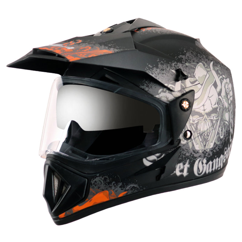 Orange road helmet hot sale