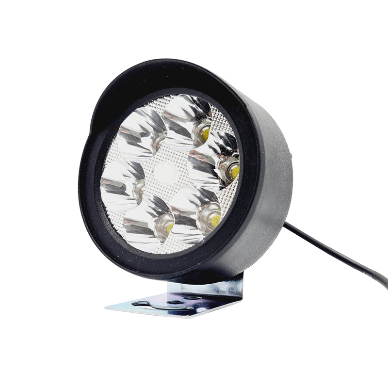 HJG LED Fog Lights for Bikes and Cars High Power, Heavy clamp and Strong ABS Plastic. (6 led Cap Set with Switch) - bikerstore.in
