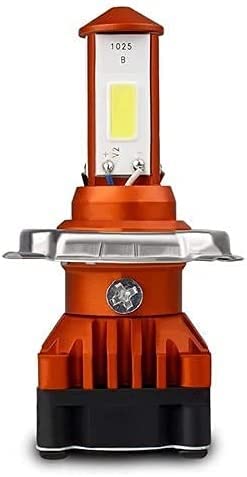 CYT ORIGINAL LED DC Power Headlight Bulb Universal For All Bikes, Motorcycle, Scooty (DC8V-48V, 40W) 3 Side H4 White LED Headlight with Cooling Fan Head lamp Conversion Kit - Type H4 - bikerstore.in