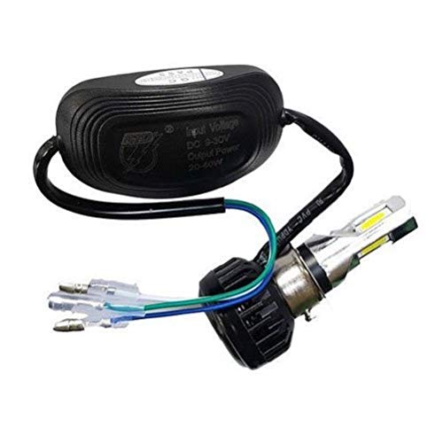 RTD ORIGINAL LED H4 DC Power Headlight Bulb Headlight for Bikes, White LED Headlight with Cooling Fan Head lamp Conversion Kit | Type H4 - bikerstore.in
