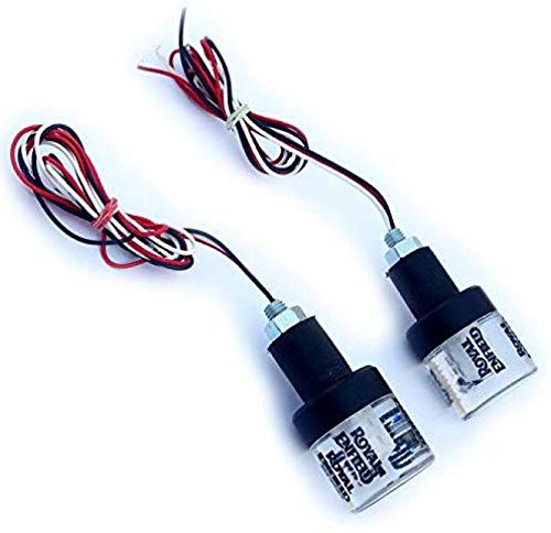 Crystal Indicator Bar End Handle Light for Royal Enfield - bikerstore.in