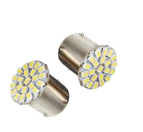 Bike LED 22 SMD Indicator Bulb (Set of 2, White/Red/Green/Blue) - bikerstore.in