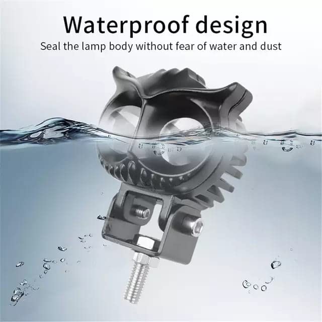 HJG New Model Owl Fog Light For Bike/Car/Thar/Jeep ( Cool White, 40W each * 2 = 80W Total ) - Pack of 2 - bikerstore.in