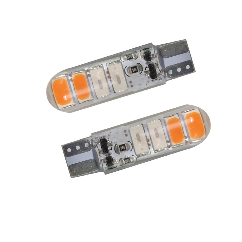 Polce Red/Blue Flashing Parking Bulbs for Car & Bike (Set of 2) - bikerstore.in
