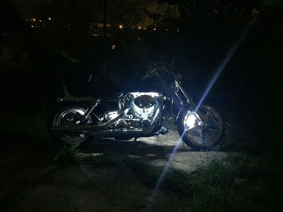 hjg Sunny Day WHITE IMPORTED Underglow PATCH LIGHTS (Front/Rear , Bike Body Lights) - PACK OF 4 - IP65 WATERPROOF DUSTPROOF SHOCKPROOF - Universal Decorative Light for all Motorbike, Car LED - bikerstore.in