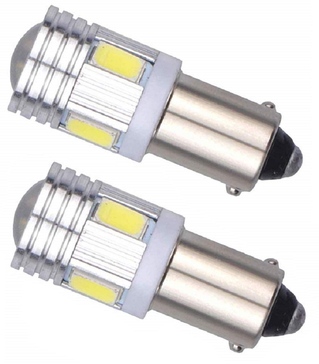 LED Projector Parking Bulbs for Royal Enfield (BA9S Socket) (Set of 2) - White/Blue/Red/Green - bikerstore.in