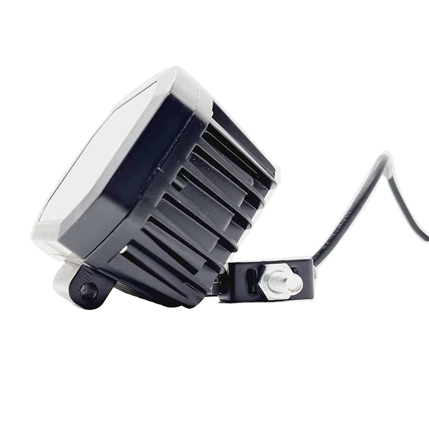 HJG Harley Square Shape fog light 3 Led Blue DRL For Bikes & Cars.(Light Power: 60W Voltage: DC9-80V) - bikerstore.in