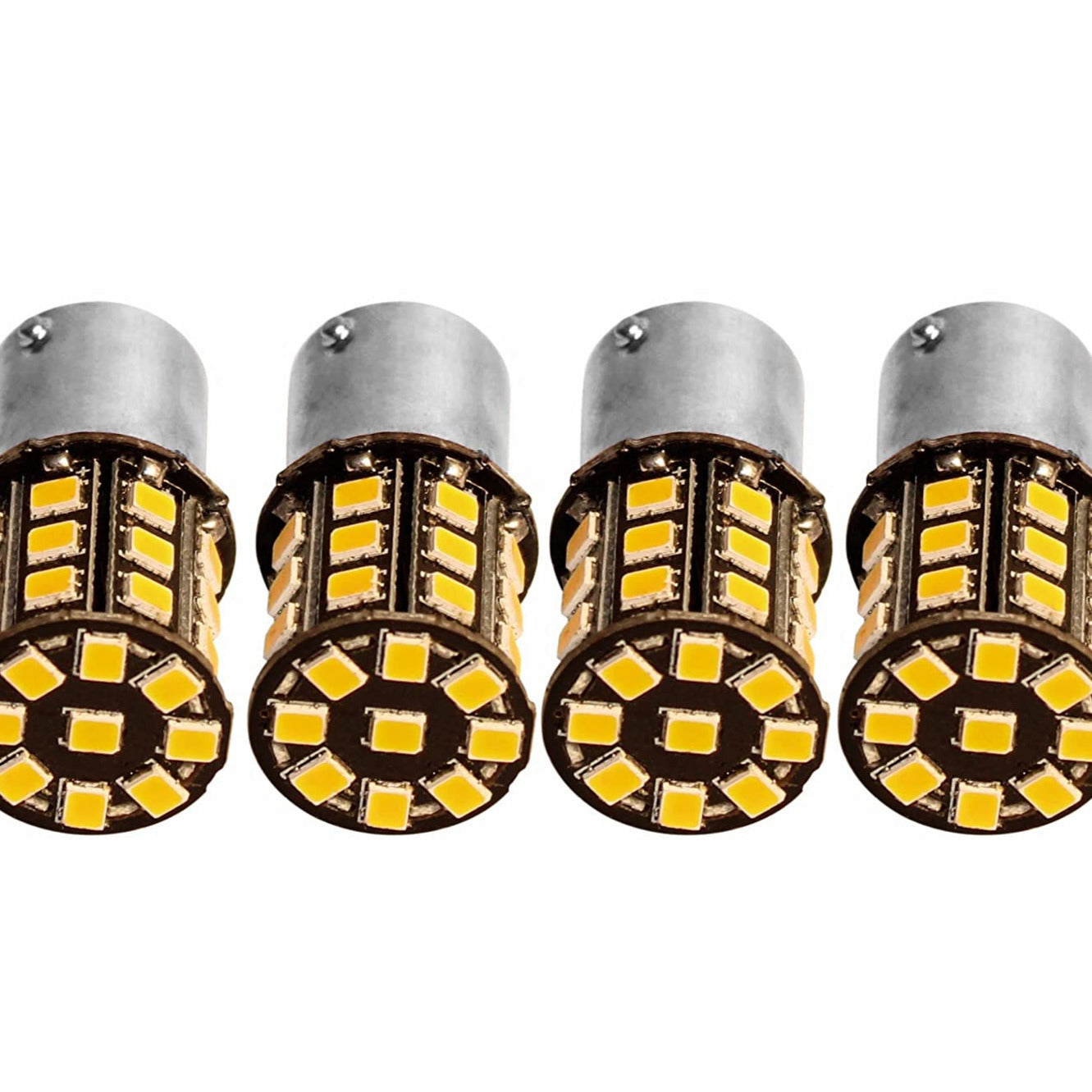 Orange LED Indicator Bulb Bright 360° Reflecting LED Indicator Bulbs Light (STRAIGHT PIN LED ) 2pc Indicator Light Car, Motorbike LED (12 V, 10 W) (Universal For Bike, Universal For Car, Pac - bikerstore.in