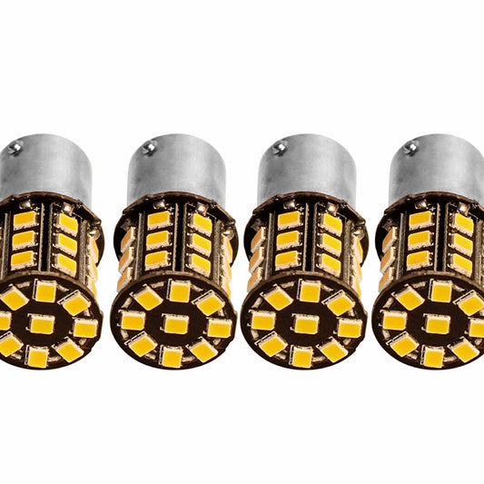 Orange LED Indicator Bulb Bright 360° Reflecting LED Indicator Bulbs Light (STRAIGHT PIN LED ) 2pc Indicator Light Car, Motorbike LED (12 V, 10 W)  (Universal For Bike, Universal For Car, Pac - bikerstore.in