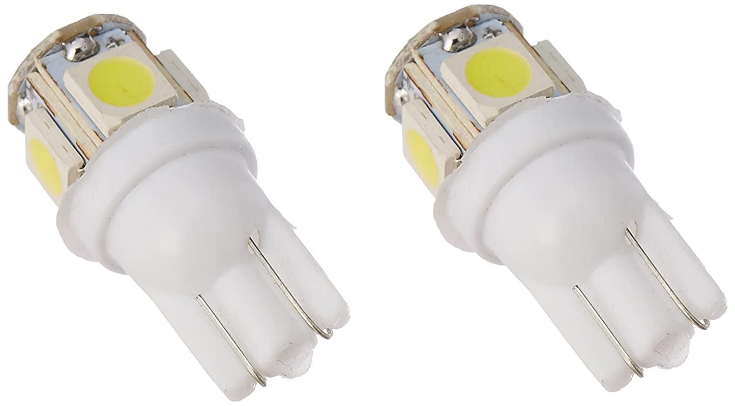 5 LED Parking Bulbs for Car & Bike (Set of 2) - White/Blue/Red/Green - bikerstore.in