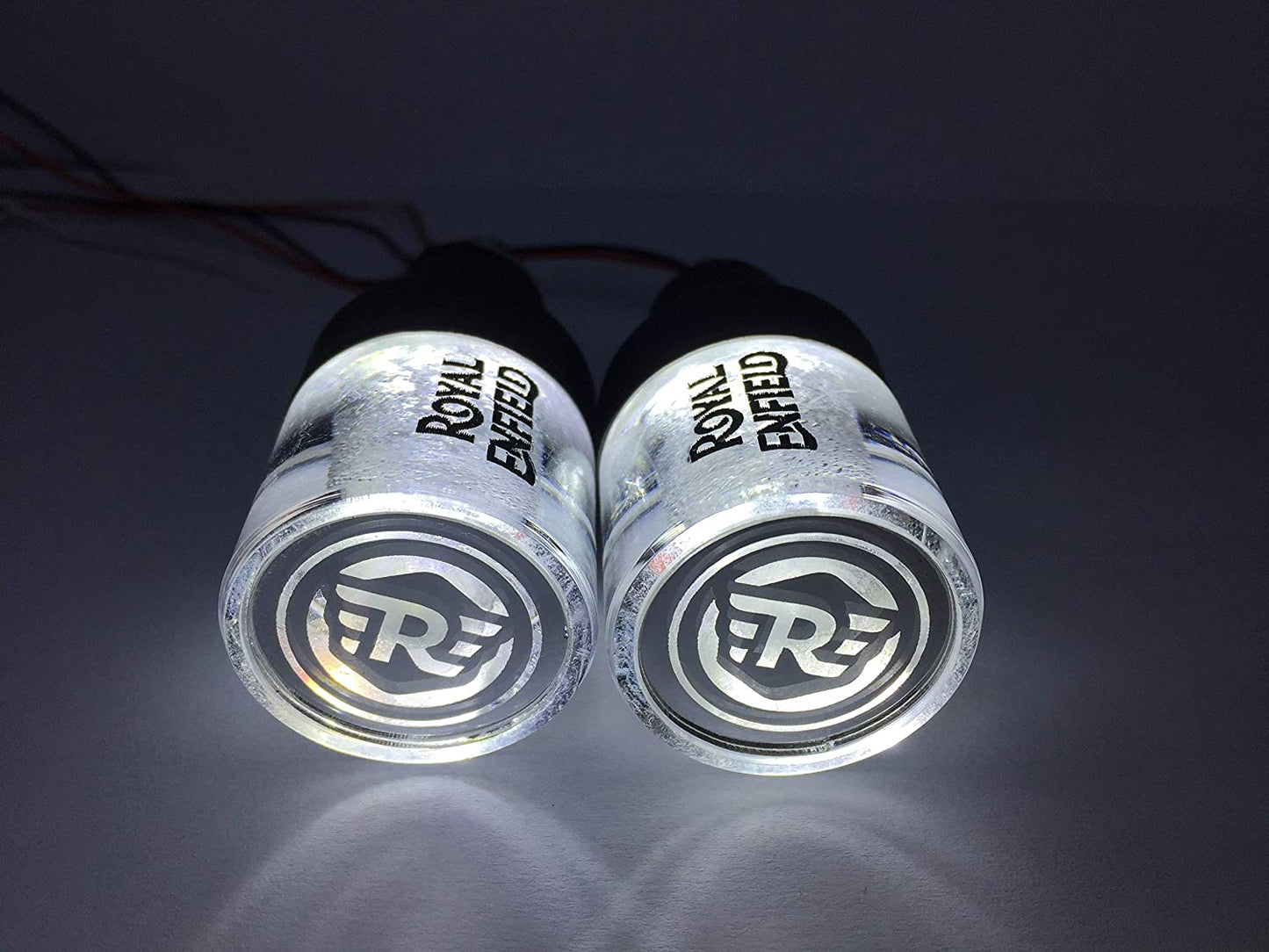 Crystal Indicator Bar End Handle Light for Royal Enfield - bikerstore.in