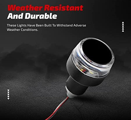 Motorcycle Bike Handle Light Dual Color Turn Signal Indicator Light - bikerstore.in