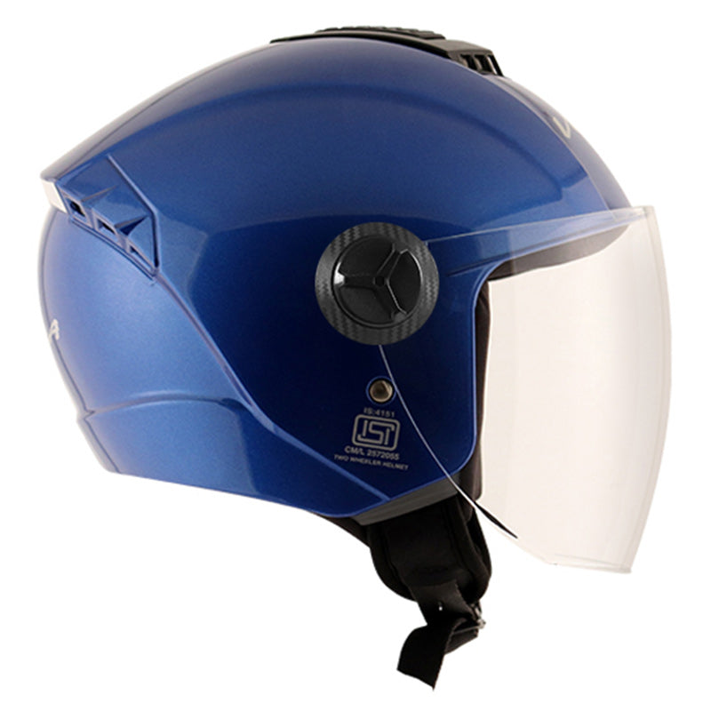 Vega Aster Dx Blue Helmet - bikerstore.in