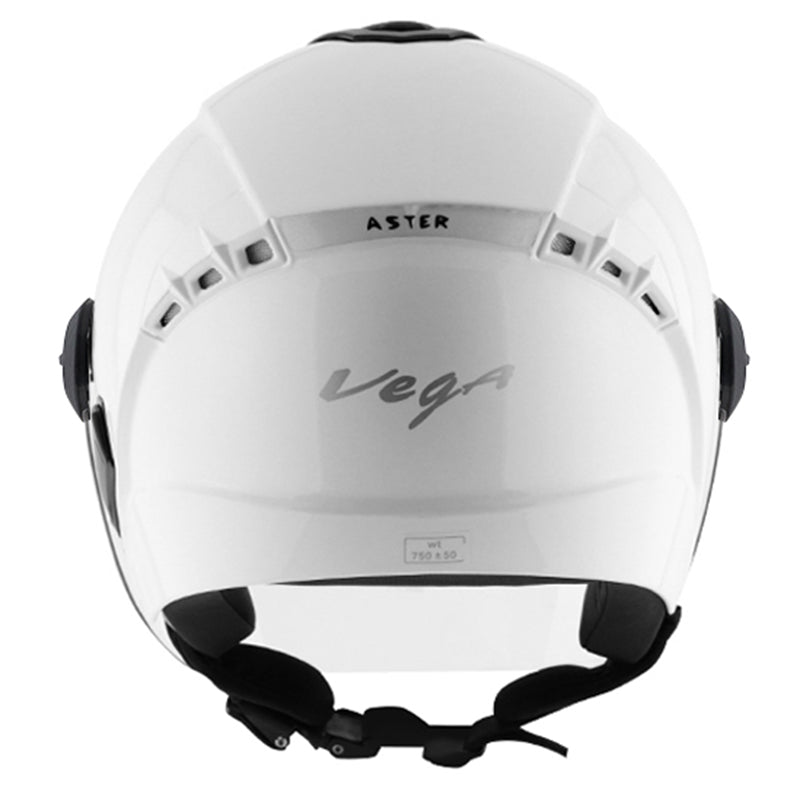 Vega Aster Dx White Helmet - bikerstore.in