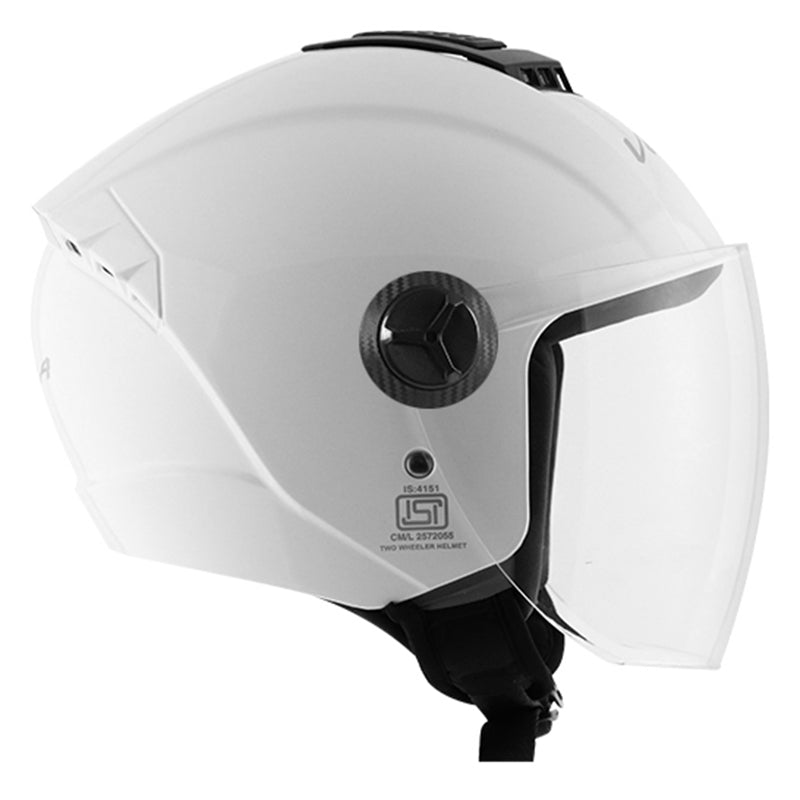 Vega Aster Dx White Helmet - bikerstore.in