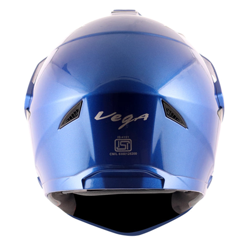 Vega Mount D/V Blue Helmet - bikerstore.in