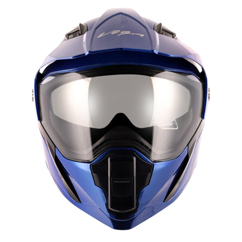 Vega Mount D/V Blue Helmet - bikerstore.in