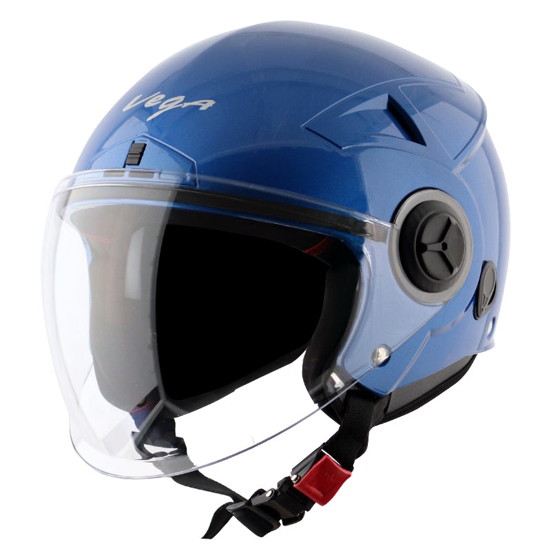 Vega Blaze Dx Blue Helmet - bikerstore.in