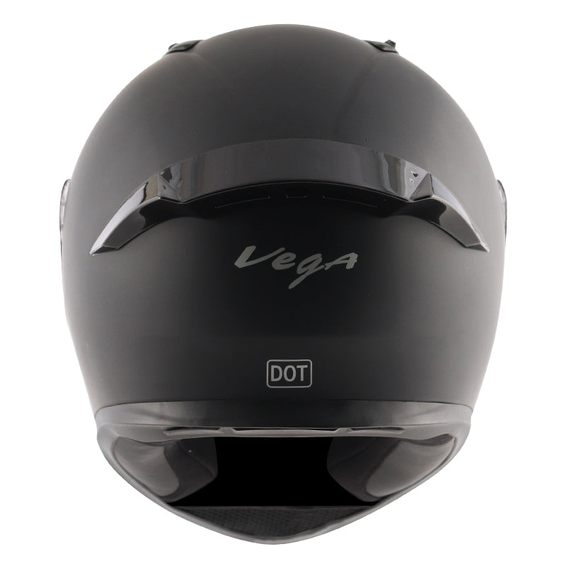 Vega Bolt Dull Black Helmet - bikerstore.in