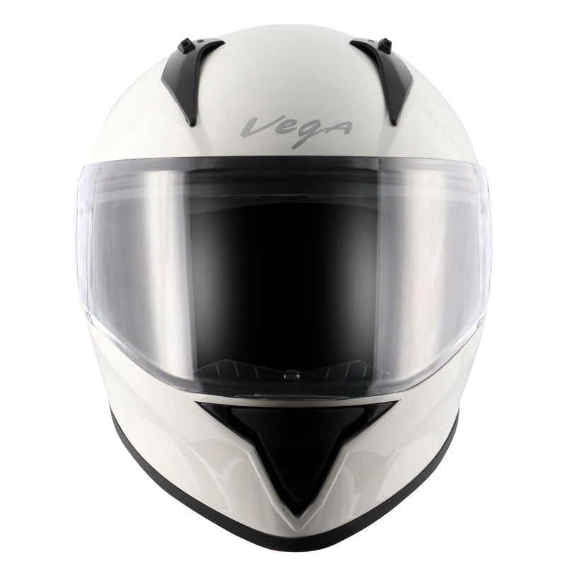 Vega Bolt White Helmet - bikerstore.in
