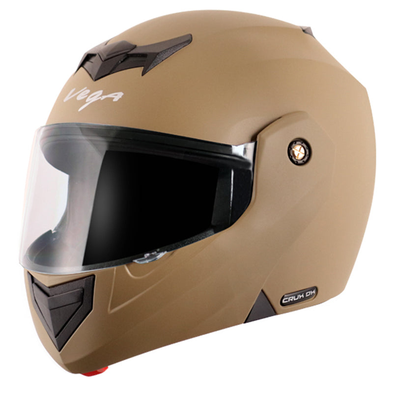 Vega Crux Dx Dull Desert Storm Helmet - bikerstore.in