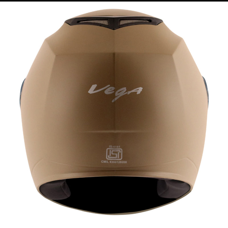 Vega Edge Dx Dull Desert Storm Helmet - bikerstore.in