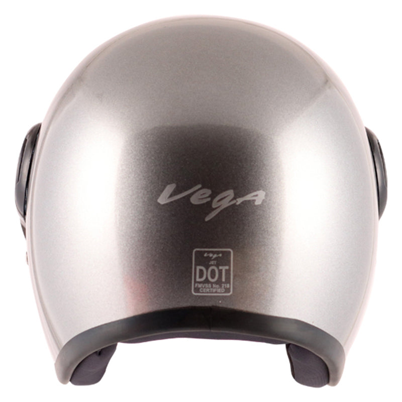 Vega JET W/Visor Anthracite Helmet - bikerstore.in