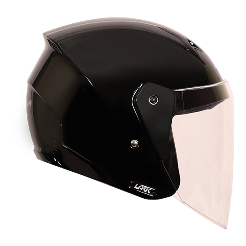 Vega Lark Black Helmet - bikerstore.in