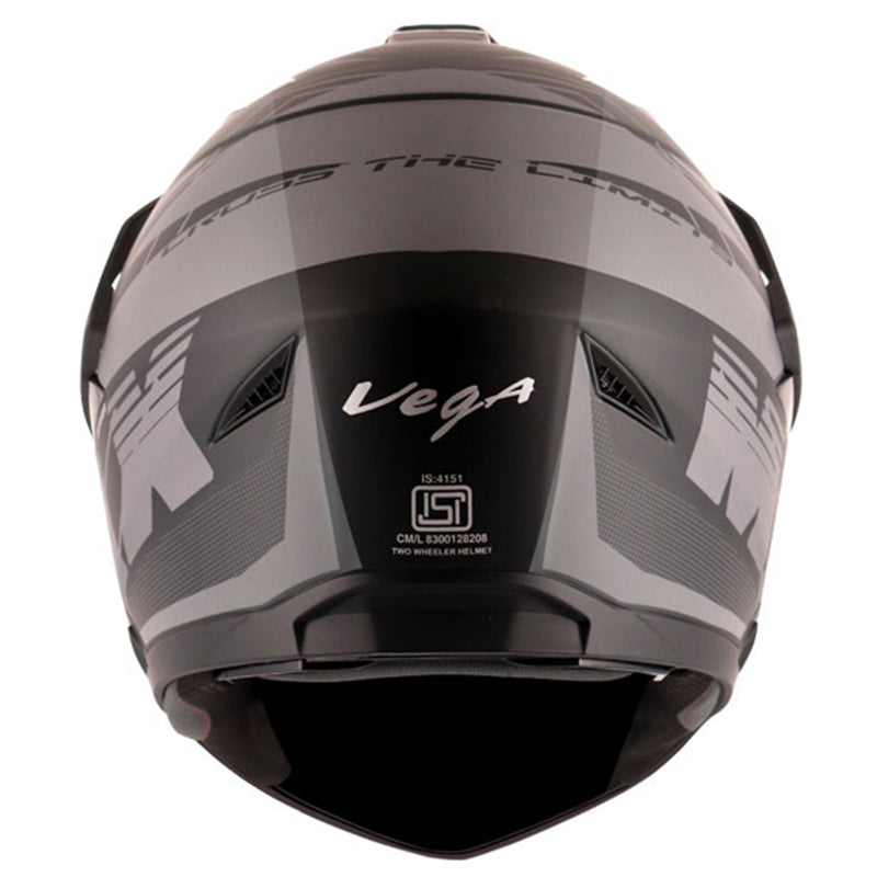 Vega Mount D/V MAX Black Anthracite Helmet - bikerstore.in