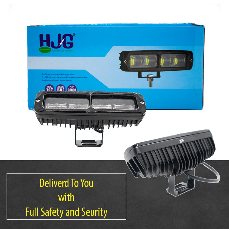 HJG S-13 LED Fog light 12V-80V 30W (1pc) - Universal For Car & Bike - bikerstore.in