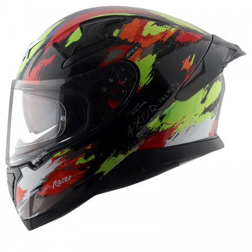 Axor APEX RACER D/V BLACK NEON YELLOW Helmet
