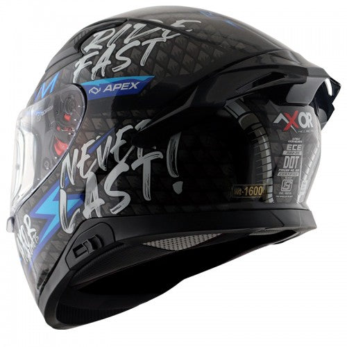Axor APEX RIDEFAST BLACK BLUE Helmet