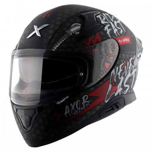 Axor APEX RIDEFAST DULL BLACK RED Helmet