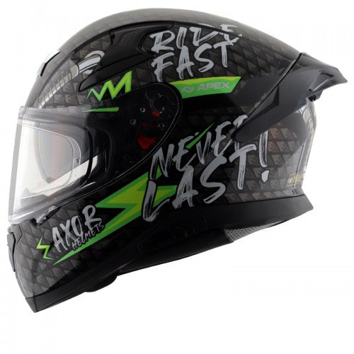 Axor APEX RIDEFAST BLACK NEON YELLOW Helmet