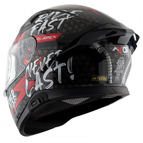 Axor APEX RIDEFAST BLACK RED Helmet