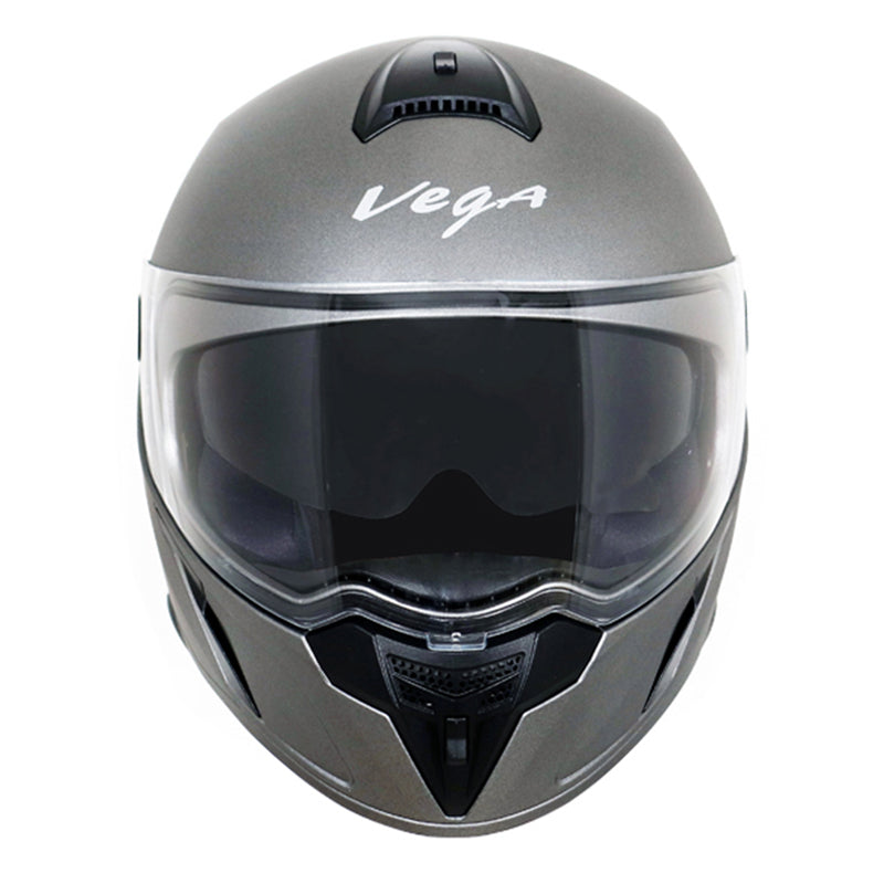 Vega Ryker D/V Dull Anthracite Helmet - bikerstore.in