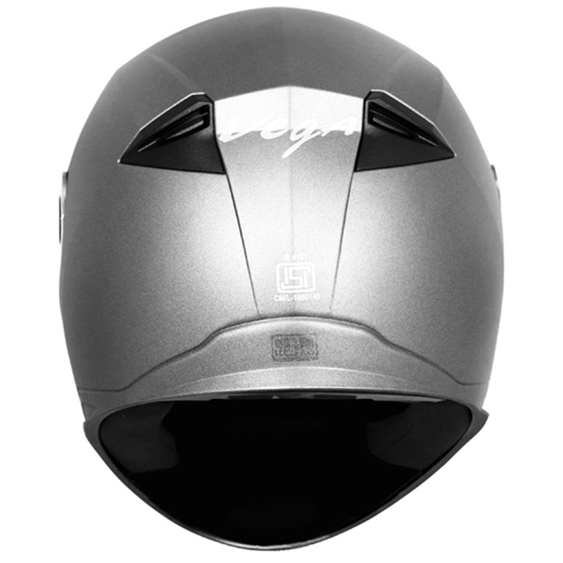 Vega Ryker D/V Dull Anthracite Helmet - bikerstore.in