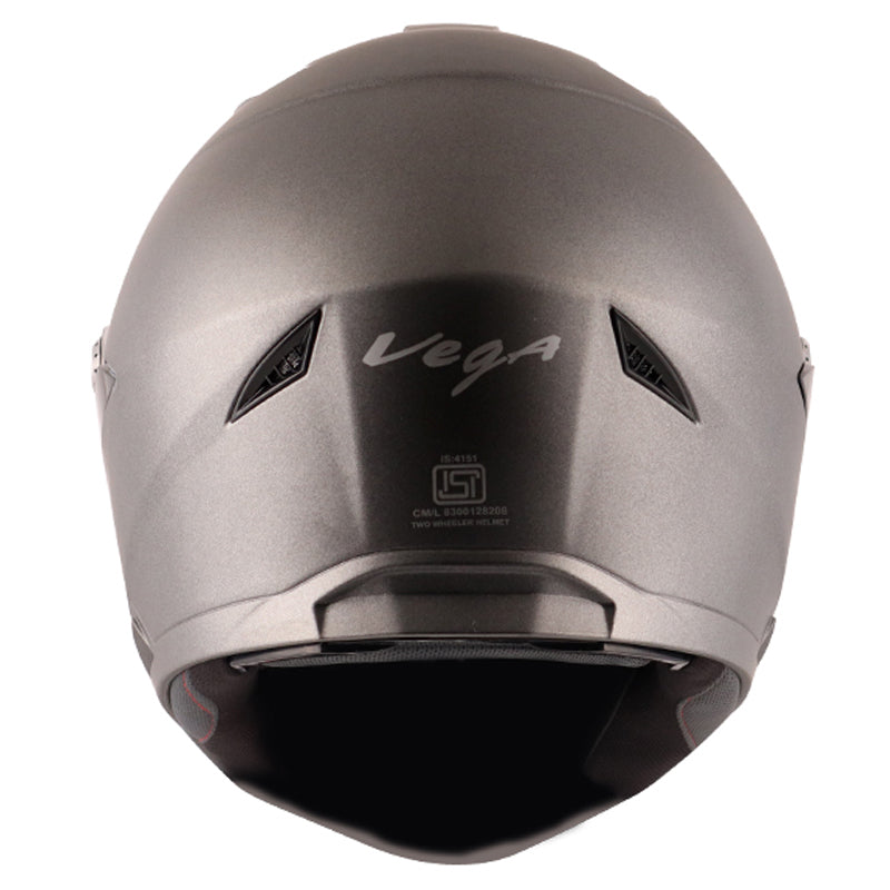 Vega Storm Dull Anthracite Helmet - bikerstore.in