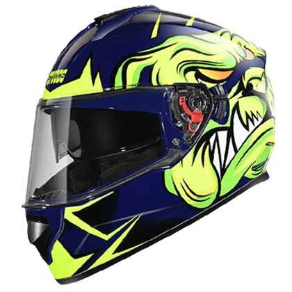 Studds DRIFTER D1 DECOR Blue N5 - bikerstore.in