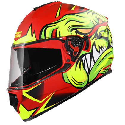 Studds DRIFTER D1 DECOR MATT Red N5 - bikerstore.in