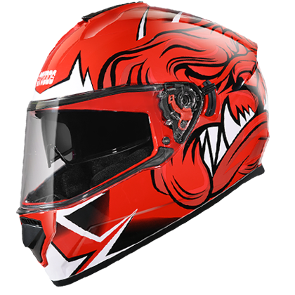 Studds DRIFTER D1 DECOR Red N2 - bikerstore.in
