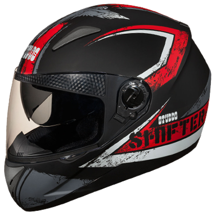 Studds SHIFTER D1 Decor Matt Black N2 - bikerstore.in