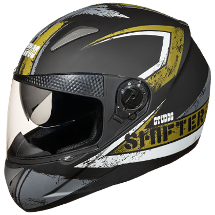 Studds SHIFTER D1 Decor Matt Black N3 - bikerstore.in