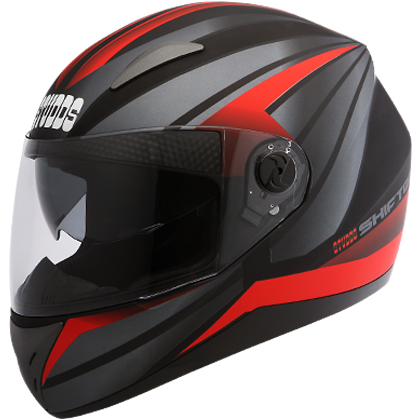 Studds SHIFTER D2 Decor Matt Black N2 - bikerstore.in