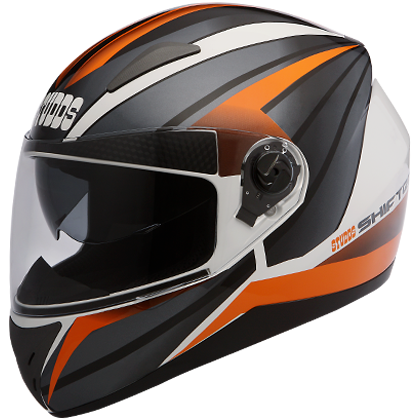 Studds SHIFTER D2 Decor White N10 - bikerstore.in