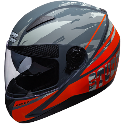 Studds SHIFTER D3 Decor Matt Grey N10 - bikerstore.in