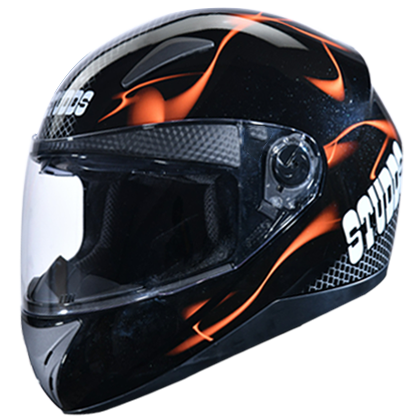 Studds SHIFTER D5 Decor Gloss Black N10 Shop Helmets at
